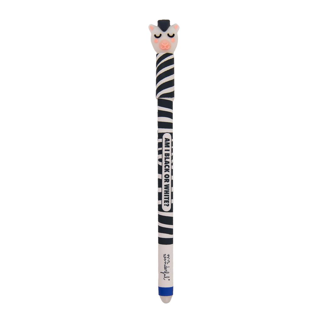 Caneta apagável Zebra Bo - Bo Mr.Wonderful - Papelaria Encantada