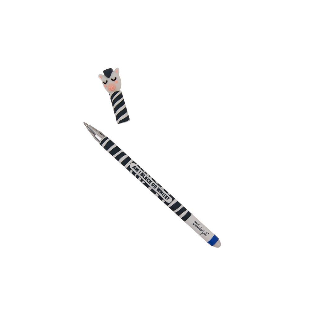 Caneta apagável Zebra Bo - Bo Mr.Wonderful - Papelaria Encantada