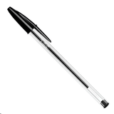 Caneta Bic Cristal Preto - Papelaria Encantada