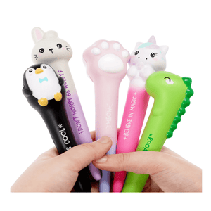 Caneta de gel anti stress Pinguim - Squeezies - Papelaria Encantada