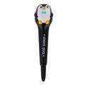 Caneta de gel anti stress Pinguim - Squeezies - Papelaria Encantada