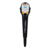 Caneta de gel anti stress Pinguim - Squeezies - Papelaria Encantada