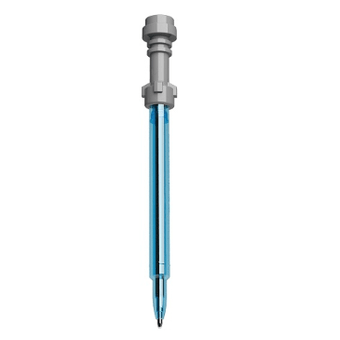 Caneta de gel LEGO Star Wars sabre de luz - Azul Claro - Papelaria Encantada