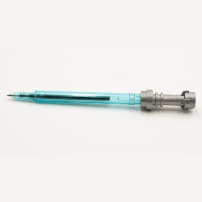 Caneta de gel LEGO Star Wars sabre de luz - Azul Claro - Papelaria Encantada
