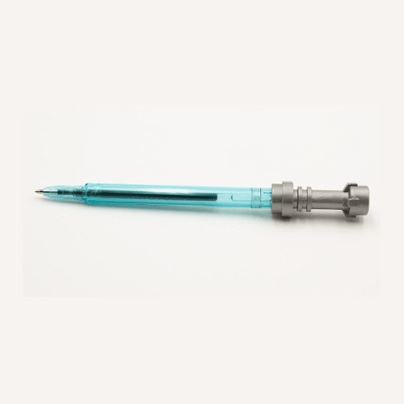 Caneta de gel LEGO Star Wars sabre de luz - Azul Claro - Papelaria Encantada