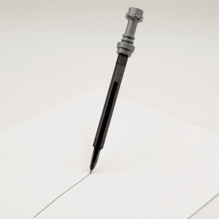Caneta de gel LEGO Star Wars sabre de luz - Preto - Papelaria Encantada