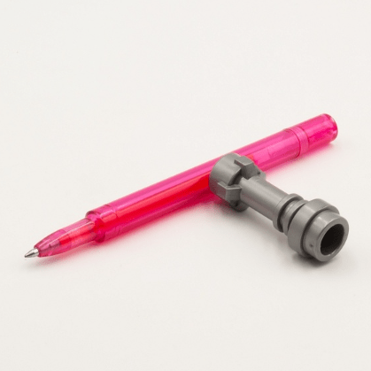 Caneta de gel LEGO Star Wars sabre de luz - Rosa - Papelaria Encantada