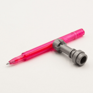 Caneta de gel LEGO Star Wars sabre de luz - Rosa - Papelaria Encantada