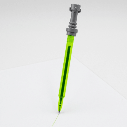 Caneta de gel LEGO Star Wars sabre de luz - Verde - Papelaria Encantada