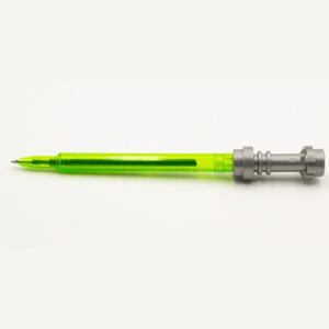 Caneta de gel LEGO Star Wars sabre de luz - Verde - Papelaria Encantada