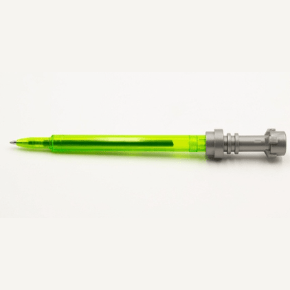 Caneta de gel LEGO Star Wars sabre de luz - Verde - Papelaria Encantada