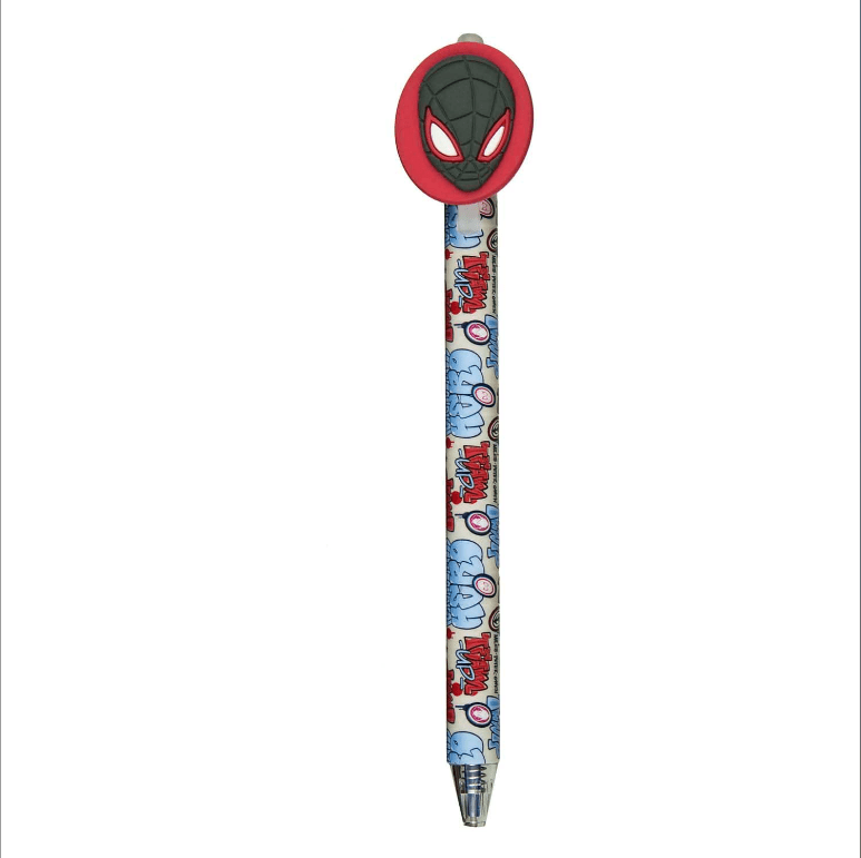 Caneta em gel apagável do Miles Morales Spiderman - Papelaria Encantada