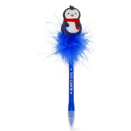 Caneta esferográfica iluminada - Pinguim - Escrever é mágico legami - Papelaria Encantada