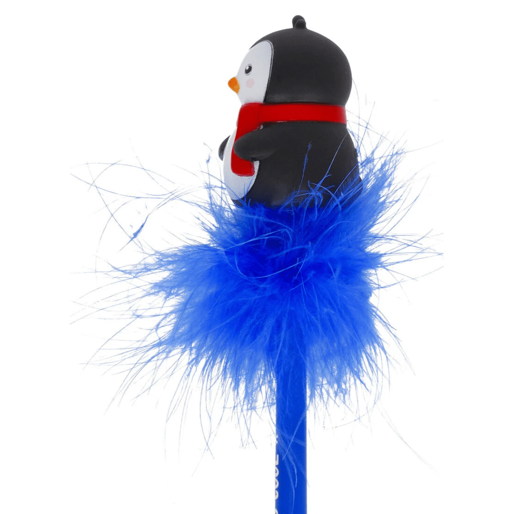 Caneta esferográfica iluminada - Pinguim - Escrever é mágico legami - Papelaria Encantada