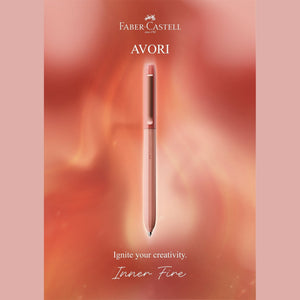 Caneta Faber - Castell Avori XB - Inner Fire - Papelaria Encantada