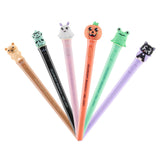 Seis modelos da Caneta Iluminada de Halloween Back2Fun Terrific Monsters