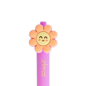 Caneta Margarida Lilás Mr Wonderful - Papelaria Encantada