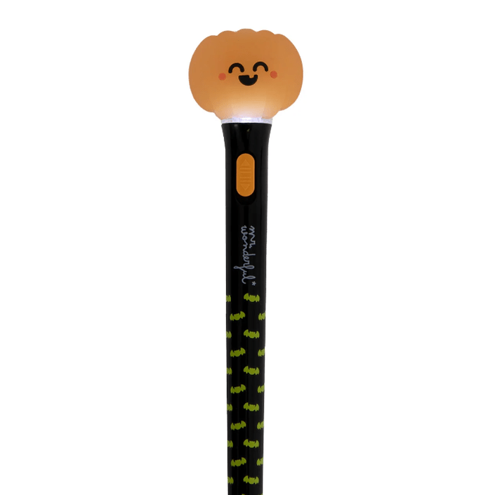 Caneta projetora - Abobora - Halloween Mr Wonderful - Papelaria Encantada
