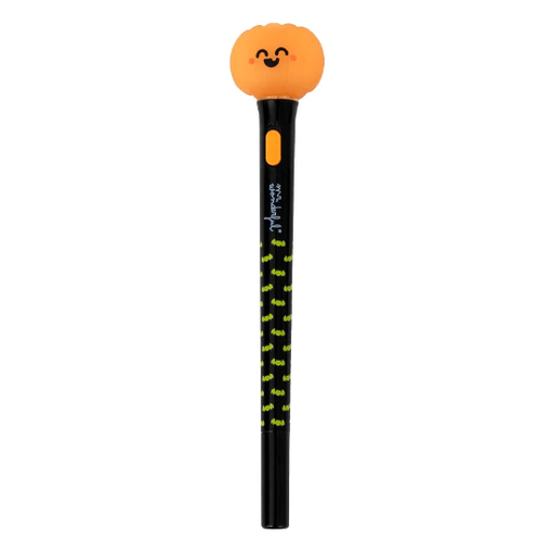 Caneta projetora - Abobora - Halloween Mr Wonderful - Papelaria Encantada