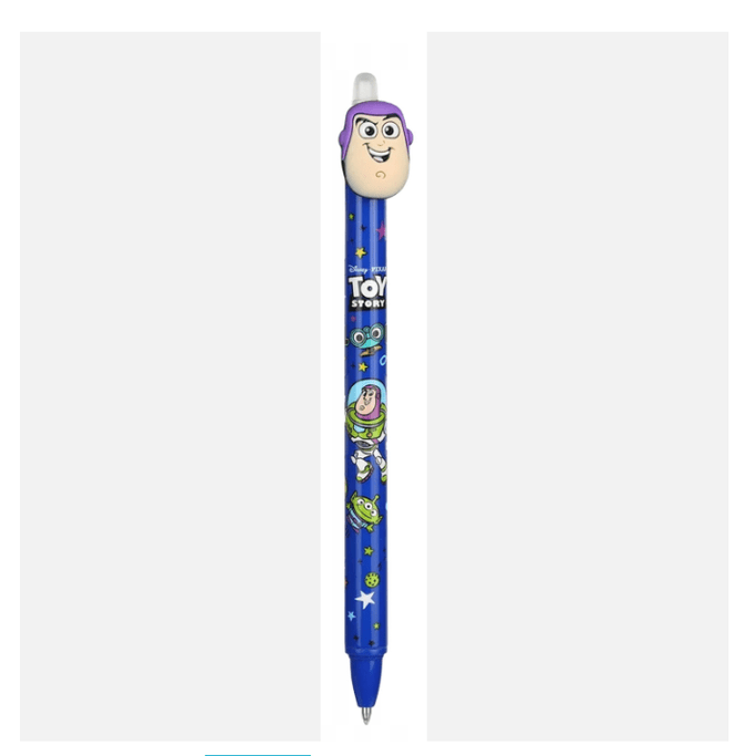 Caneta retrátil e apagável Buzz Lightyear Toy Story Disney - Papelaria Encantada