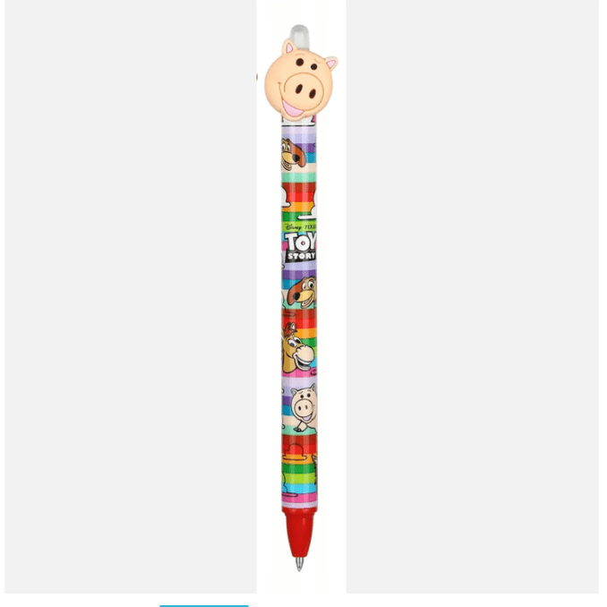 Caneta retrátil e apagável Porquinho Hamm Toy Story Disney - Papelaria Encantada
