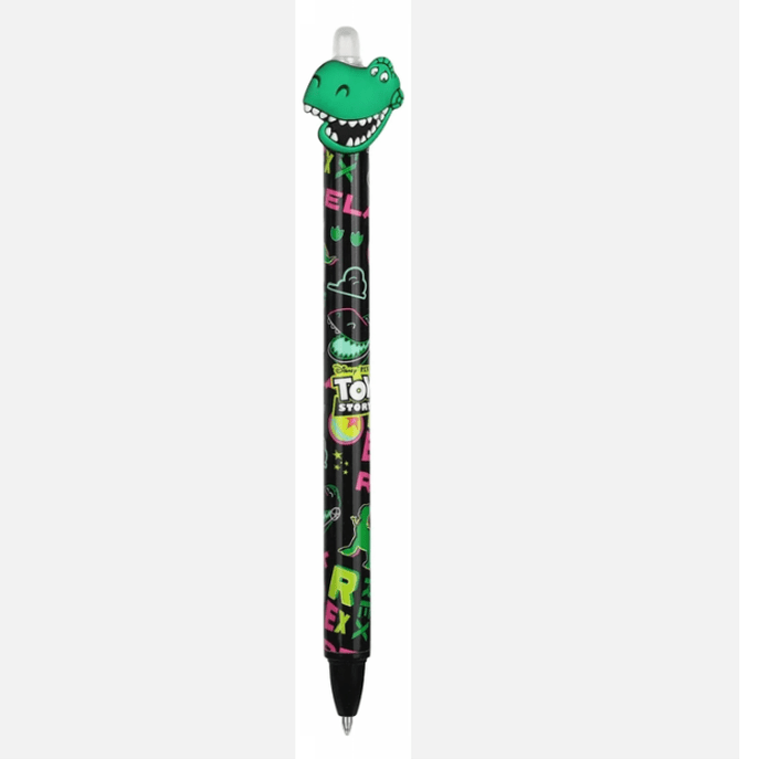 Caneta retrátil e apagável Rex Toy Story Disney - Papelaria Encantada