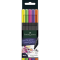 Canetas Fineliner Faber - Castell Neon 5 unidades - Papelaria Encantada