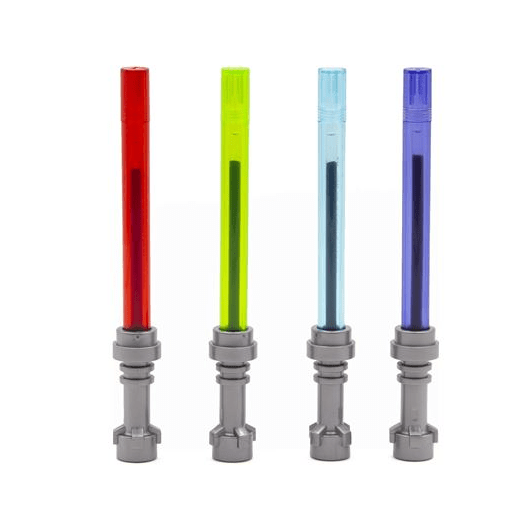 Canetas gel star wars - LEGO 4 unidades - Papelaria Encantada