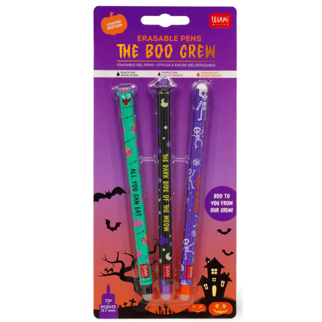 Canetas legami halloween 2025 conjunto de 3 - Papelaria Encantada