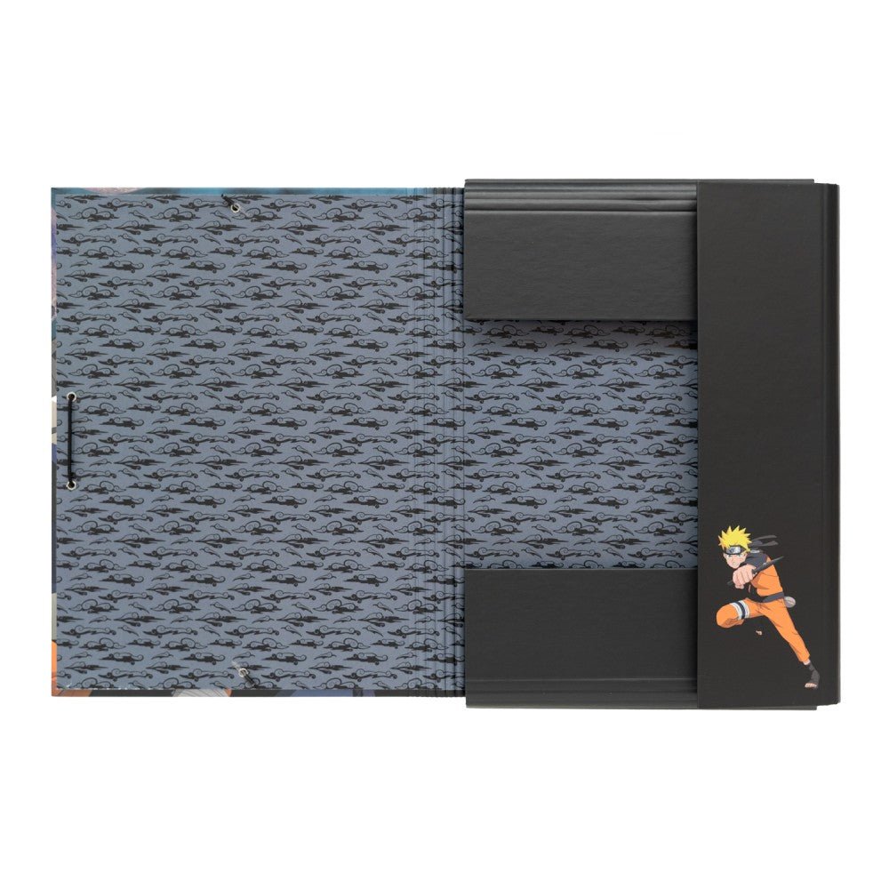 Capa com elásticos premium Naruto - Papelaria Encantada