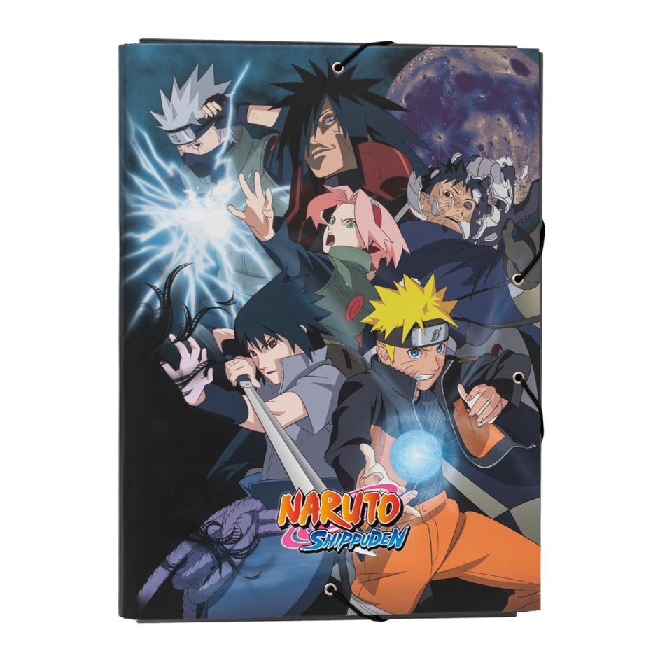 Capa com elásticos premium Naruto