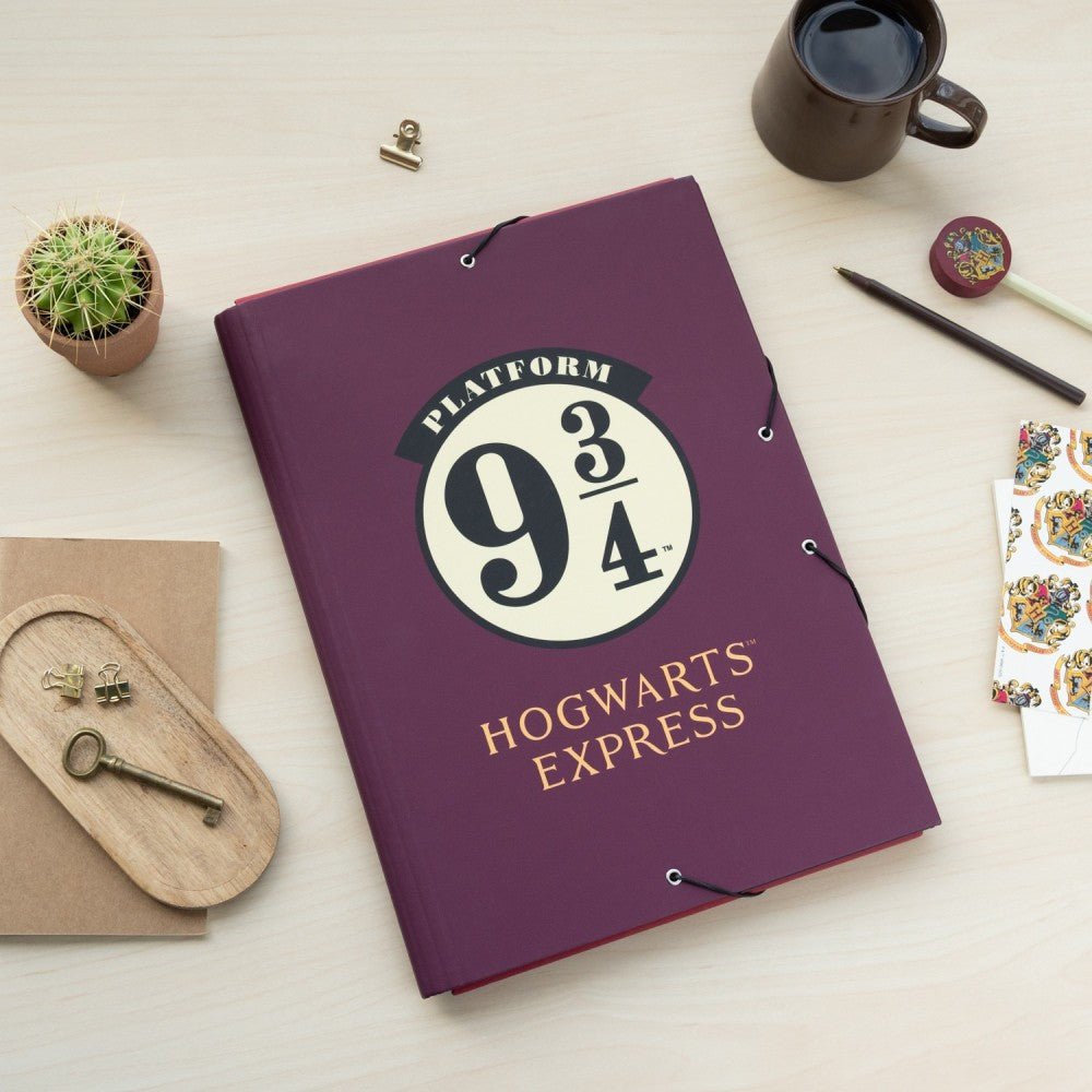 Capa Elasticos Harry Potter 9 3/4 - Papelaria Encantada