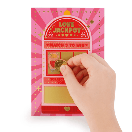 Cartão de felicitações "Raspe para revelar" - Prémio do Amor - Legami - Papelaria Encantada