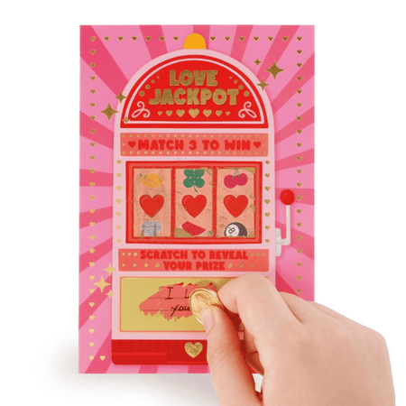 Cartão de felicitações "Raspe para revelar" - Prémio do Amor - Legami - Papelaria Encantada