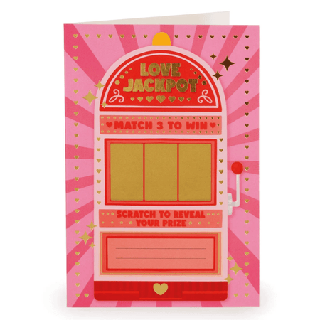 Cartão de felicitações "Raspe para revelar" - Prémio do Amor - Legami - Papelaria Encantada