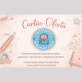 Cartão oferta Papelaria Encantada - Papelaria Encantada