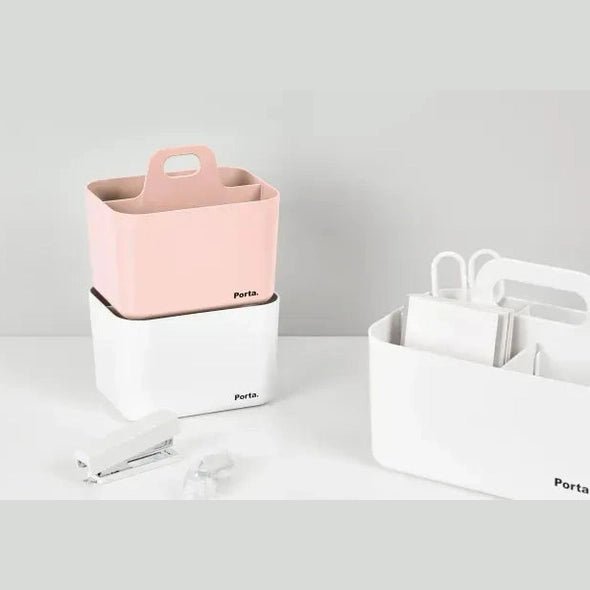 Cesto de organização Mini Rosa Litem - Papelaria Encantada