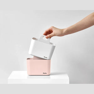 Cesto de organização Mini Rosa Litem - Papelaria Encantada
