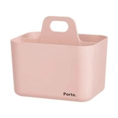 Cesto de organização Mini Rosa Litem - Papelaria Encantada
