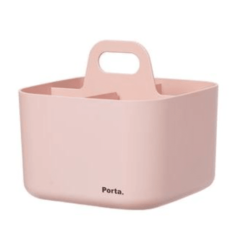 Cesto de organização Rosa Litem - Papelaria Encantada