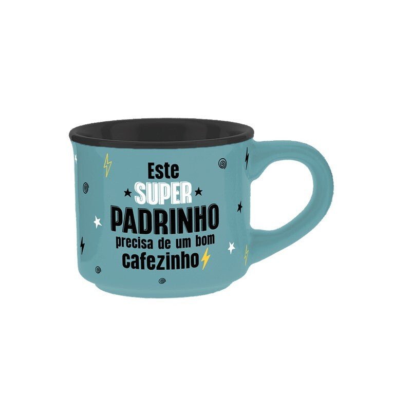 Chávena café Padrinho este super padrinho precisa de um cafezinho - Papelaria Encantada