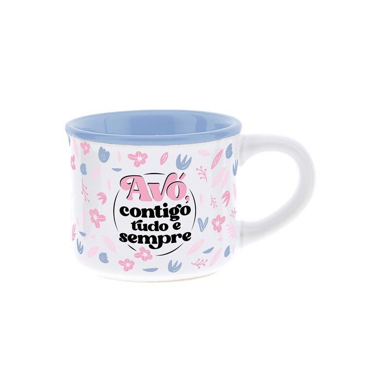Chávena de café - Avó contigo tudo é sempre - Papelaria Encantada