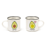 Chávenas de café - Expresso para dois - Abacate - Legami - Papelaria Encantada