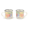 Chávenas de café - Expresso para dois - Arco Íris - Legami - Papelaria Encantada