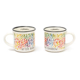 Chávenas de café - Expresso para dois - Arco Íris - Legami - Papelaria Encantada