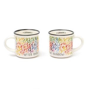 Chávenas de café - Expresso para dois - Arco Íris - Legami - Papelaria Encantada