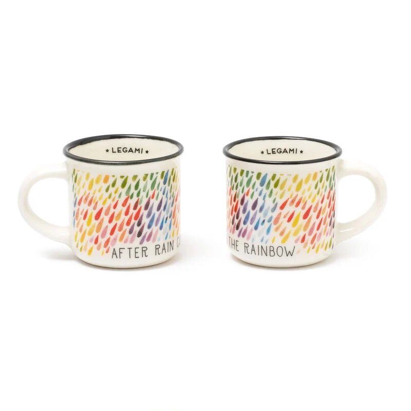 Chávenas de café - Expresso para dois - Arco Íris - Legami - Papelaria Encantada