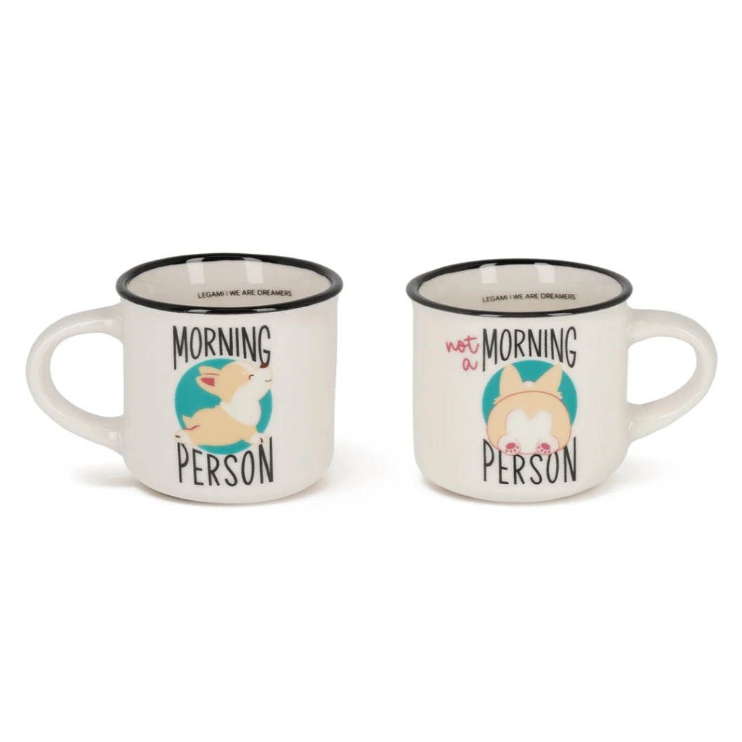 Chávenas de café - Expresso para dois - Corgi Legami - Papelaria Encantada