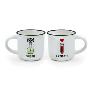 Chávenas de café - Expresso para dois - Veneno e Antídoto - Legami - Papelaria Encantada