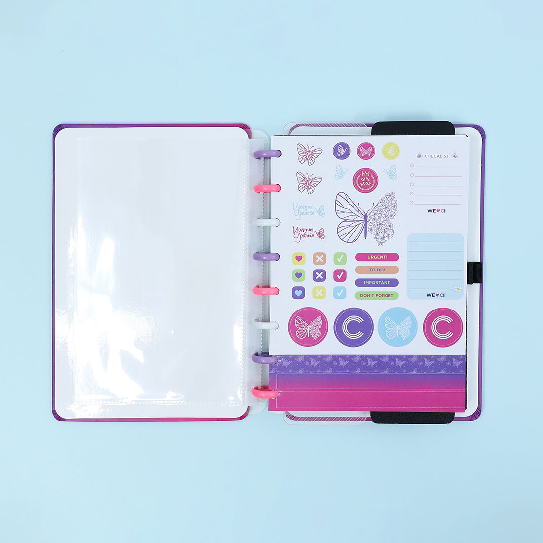 Caderno Inteligente Ultraviolet by Yasmin Galvão A5